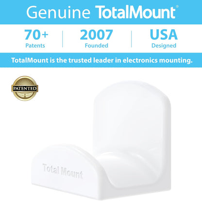 Headset and Headphone Stand – Holder Won’T Damage Your Wall with Screws or Permanent Adhesive (Premium White Hanger – One Pack)